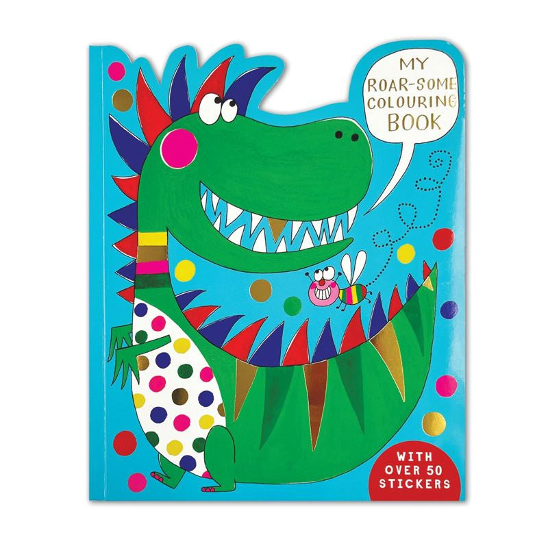 Rachel Ellen - Dinosaur - Colouring Book With Stickers