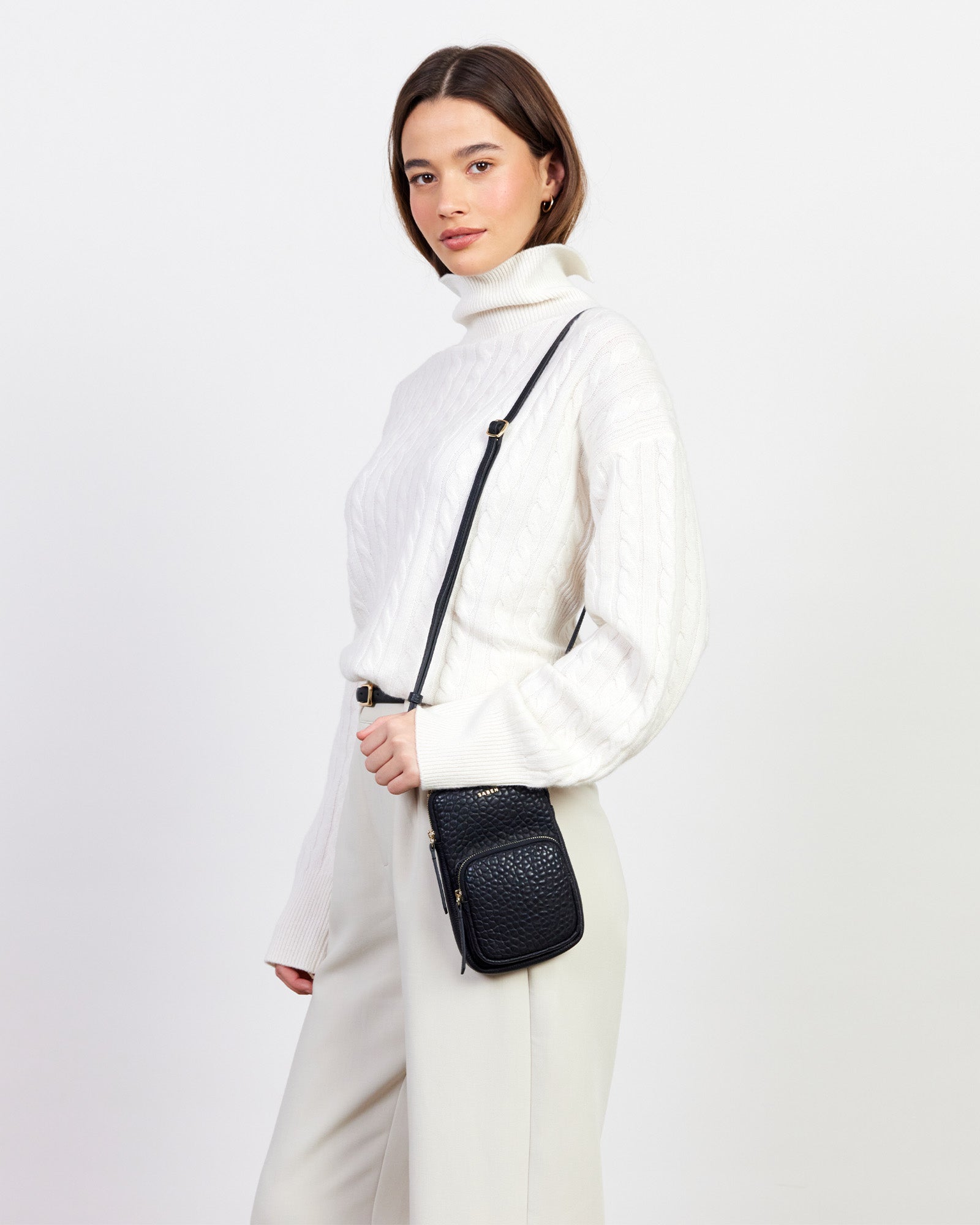 Nikko Pocket Phone Sling Black Bubble