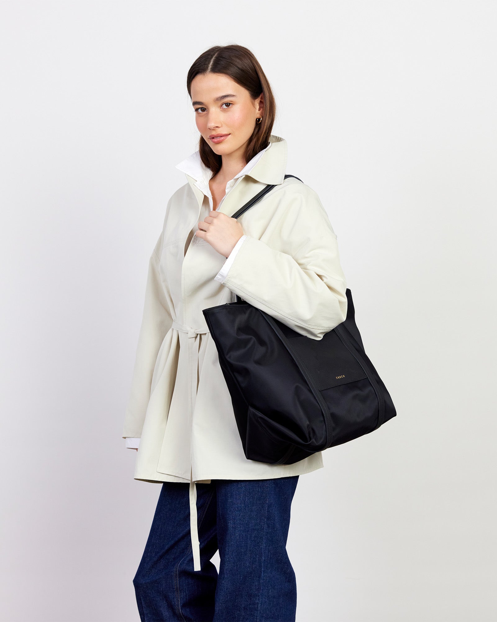 Porter Tote - Recycled Nylon - Black