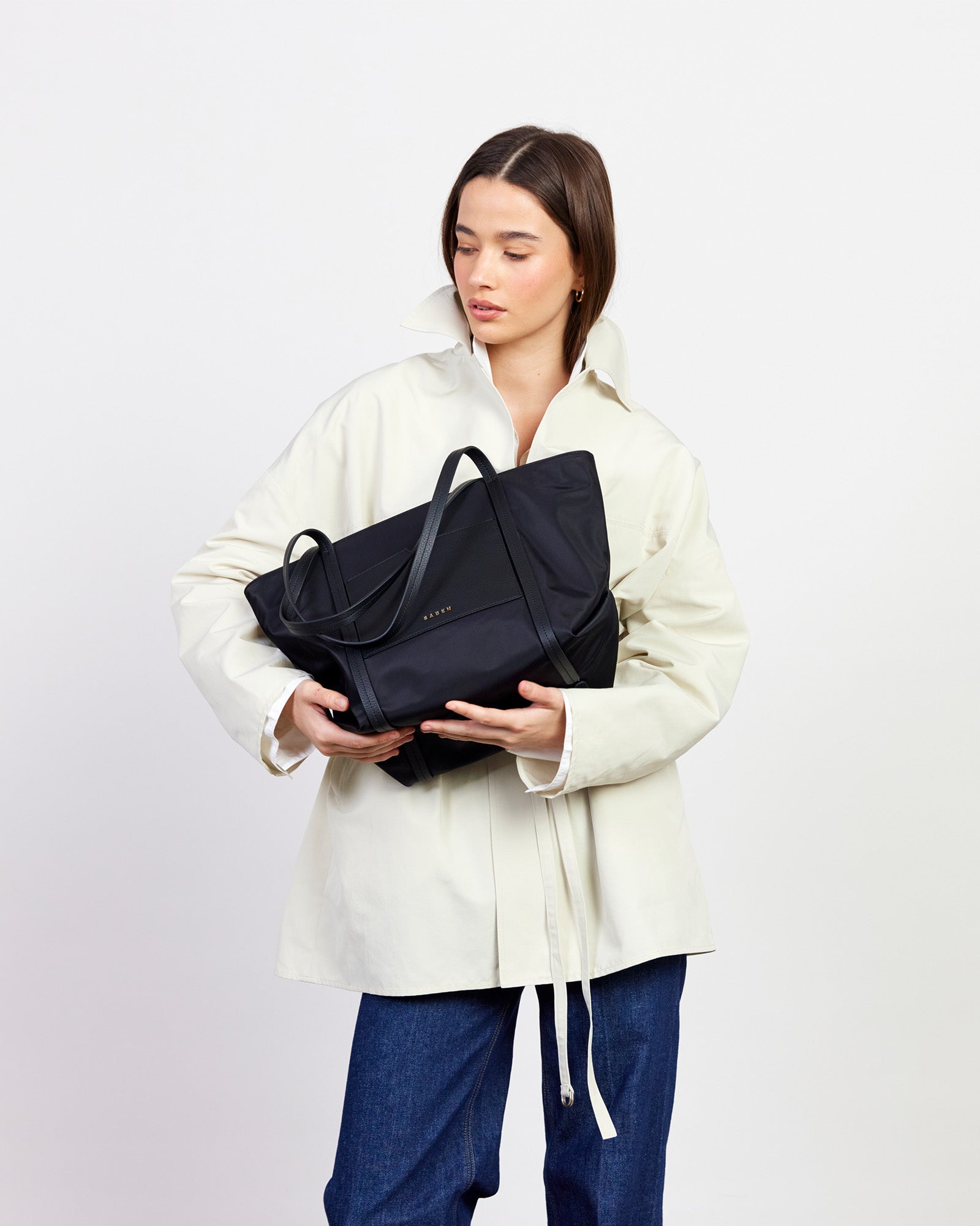Walker Tote - Recycled Nylon - Black