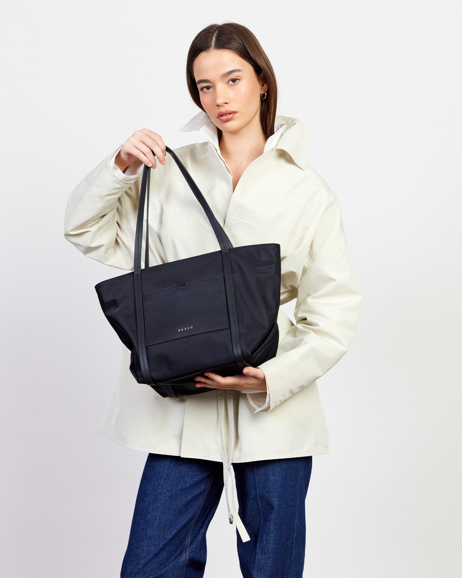 Walker Tote - Recycled Nylon - Black