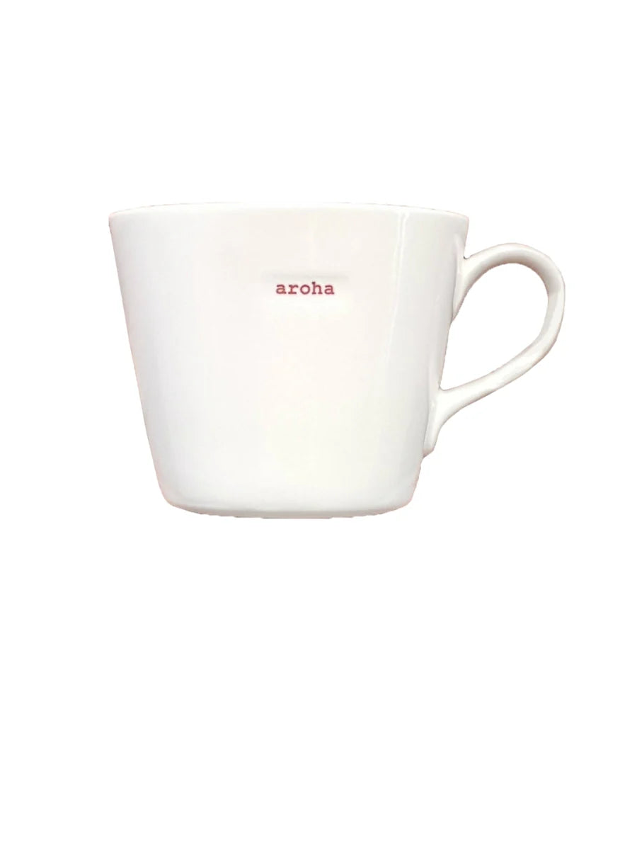 bucket mug Maori Words