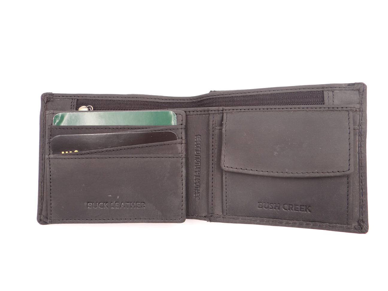 Leather wallet (Grey/Sand)