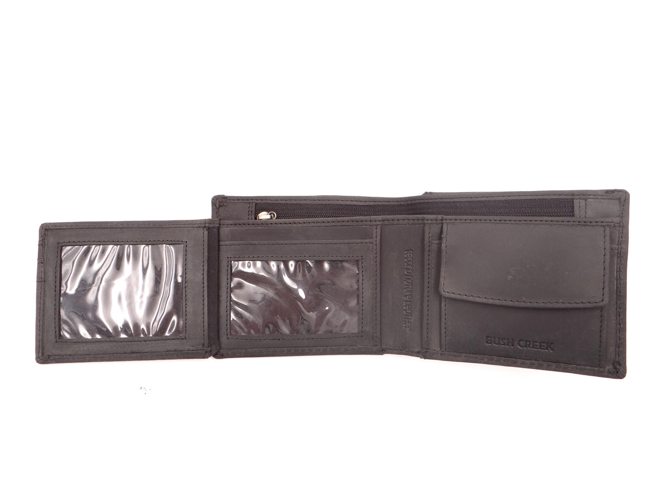 Leather wallet (Grey/Sand)