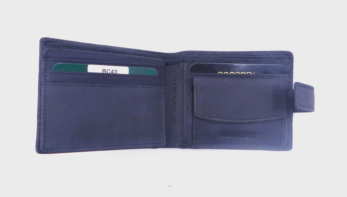 Mens Wallet - Grey Sand