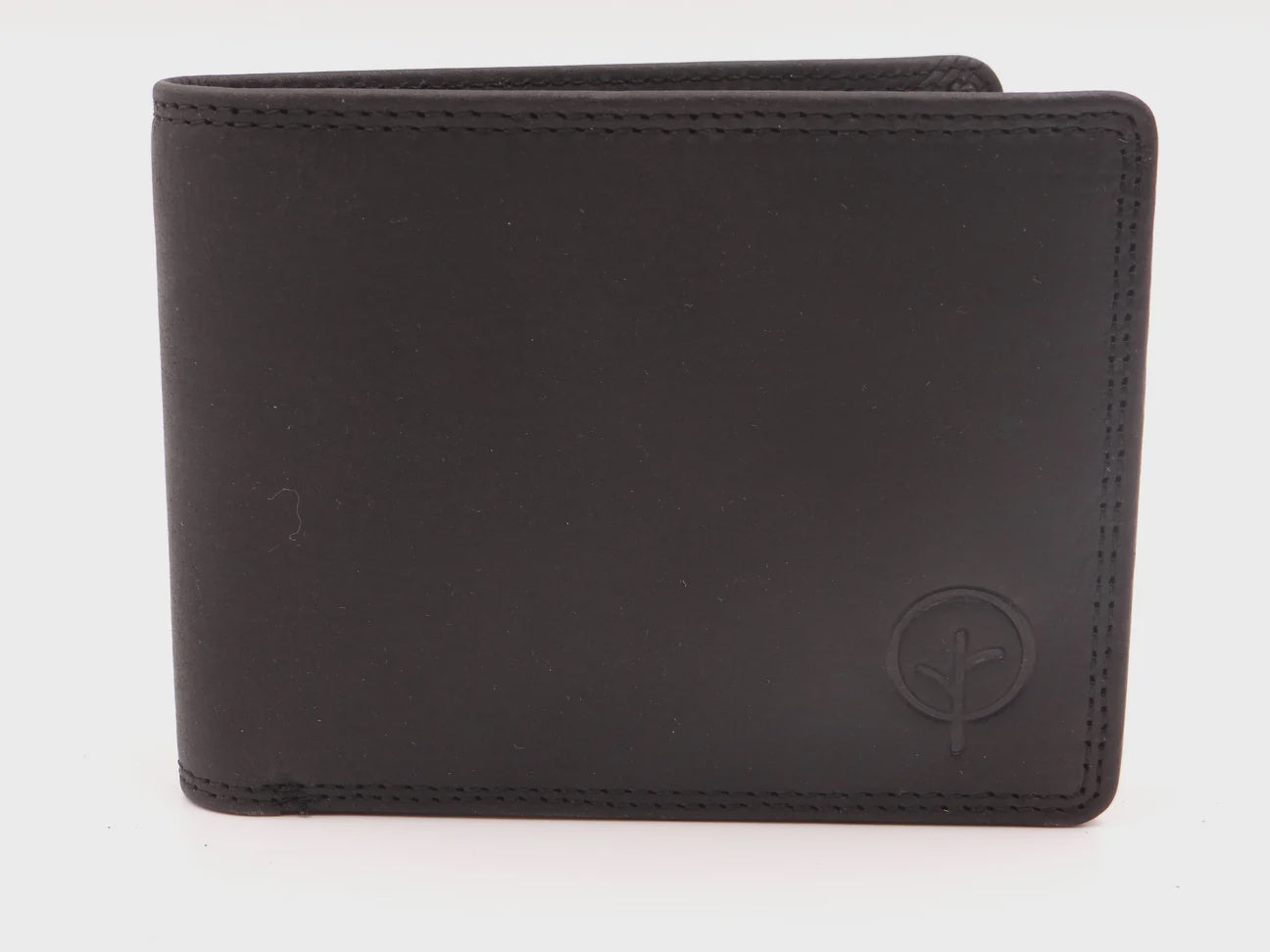 Second Nature Leather RFID Wallet - Black