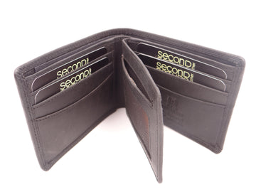 Second Nature Leather RFID Wallet - Black
