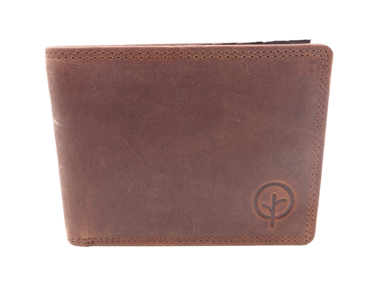 Second Nature Leather RFID Wallet – Brown