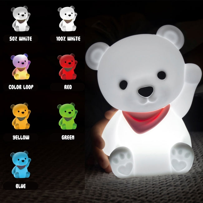 Squishy Teddy Toto USB Rechargeable Night Light