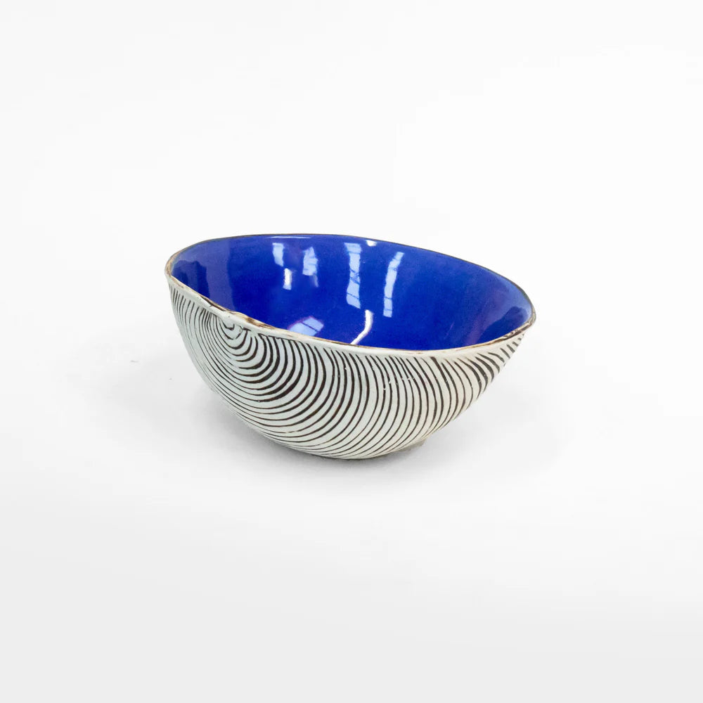 Cockle shell Bowl - Blue