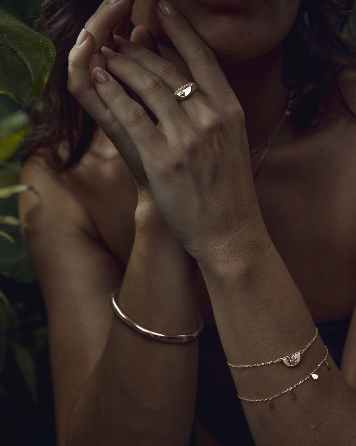 18k Gold Vermeil Lotus of Hope Bracelet
