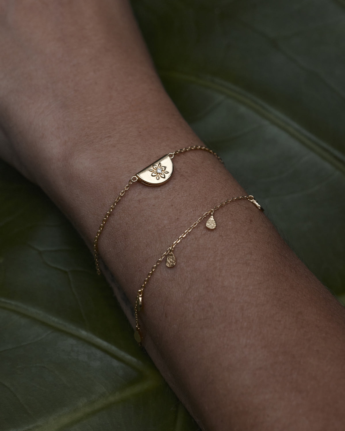 18k Gold Vermeil Lotus of Hope Bracelet
