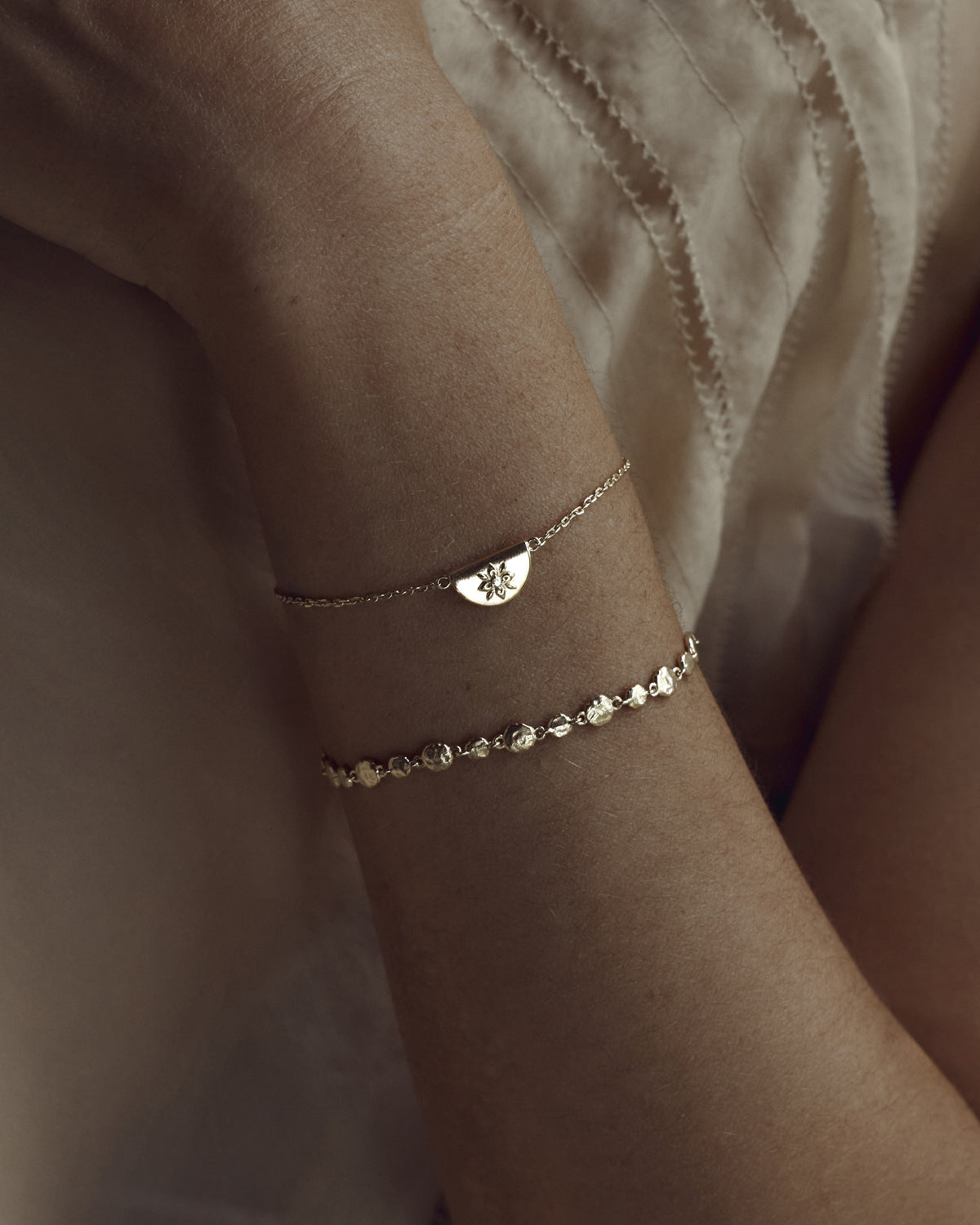 18k Gold Vermeil Lotus of Hope Bracelet