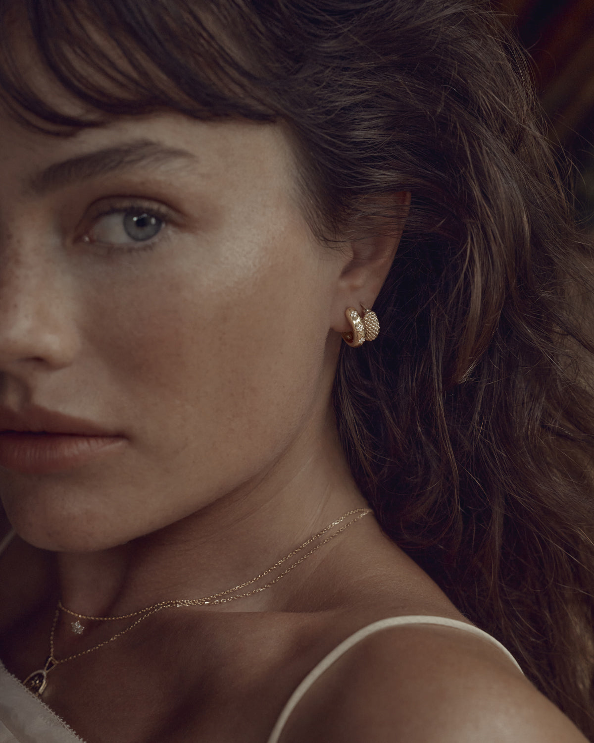18k Gold Vermeil Bloom With You Lotus Hoops