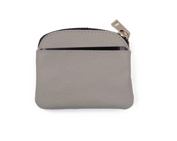 Small Leather Coin Purse -  Wild Oat