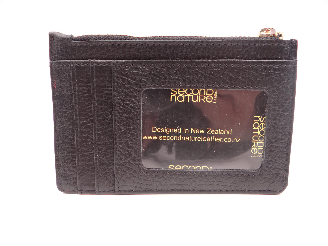 Leather Card Holder - Black
