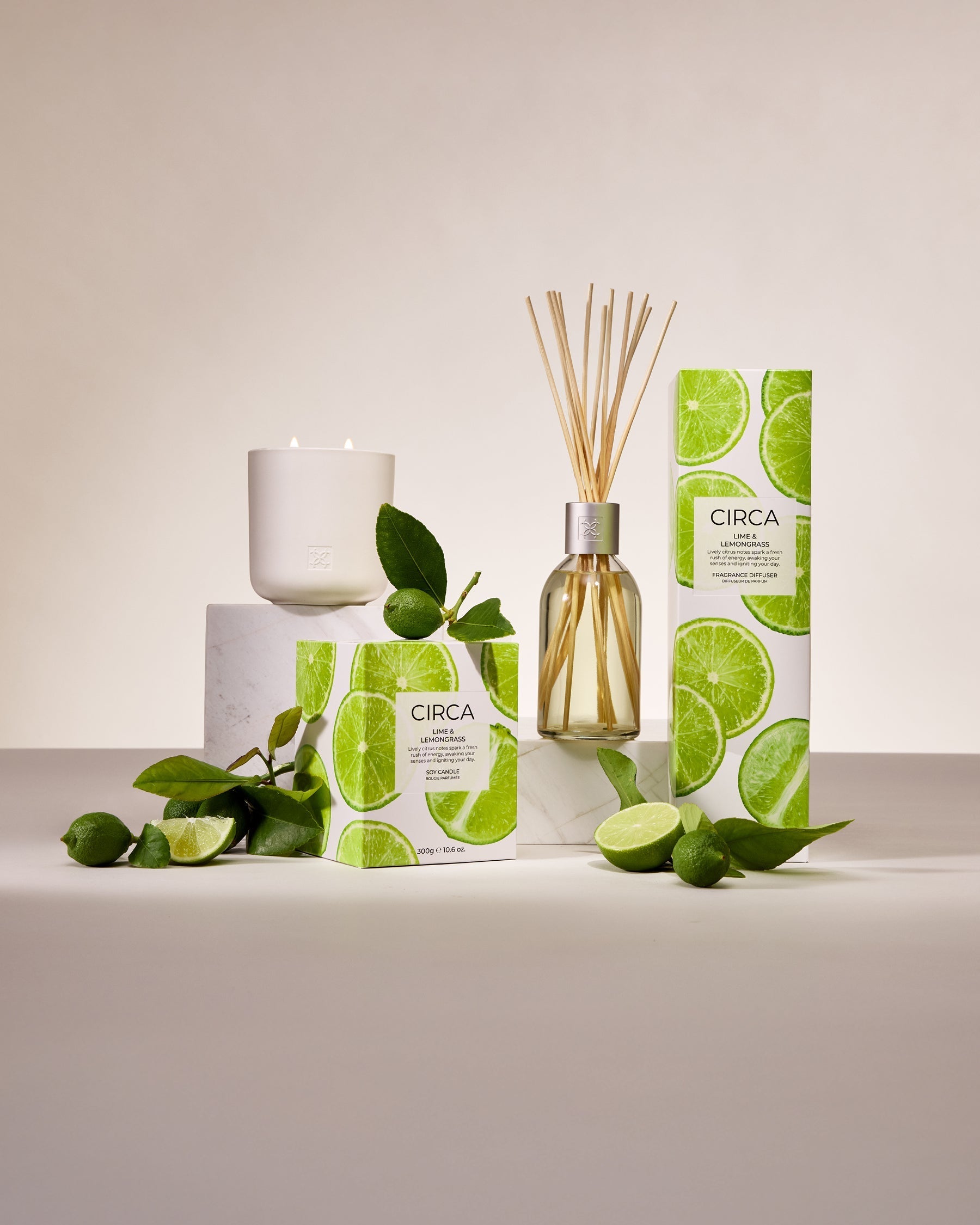 Circa - 250ml Diffuser  - Lime & Lemongrass