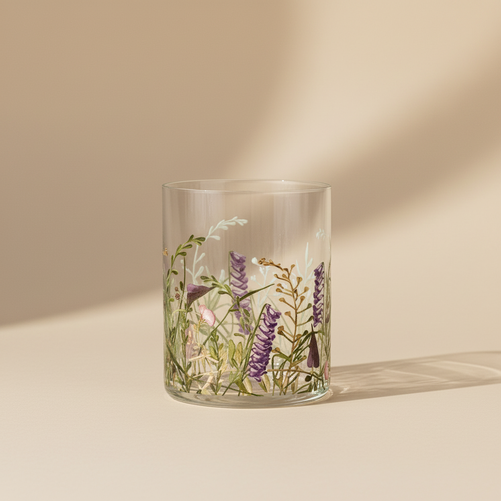 Nel Lusso Wildflower Old Fashioned Glass