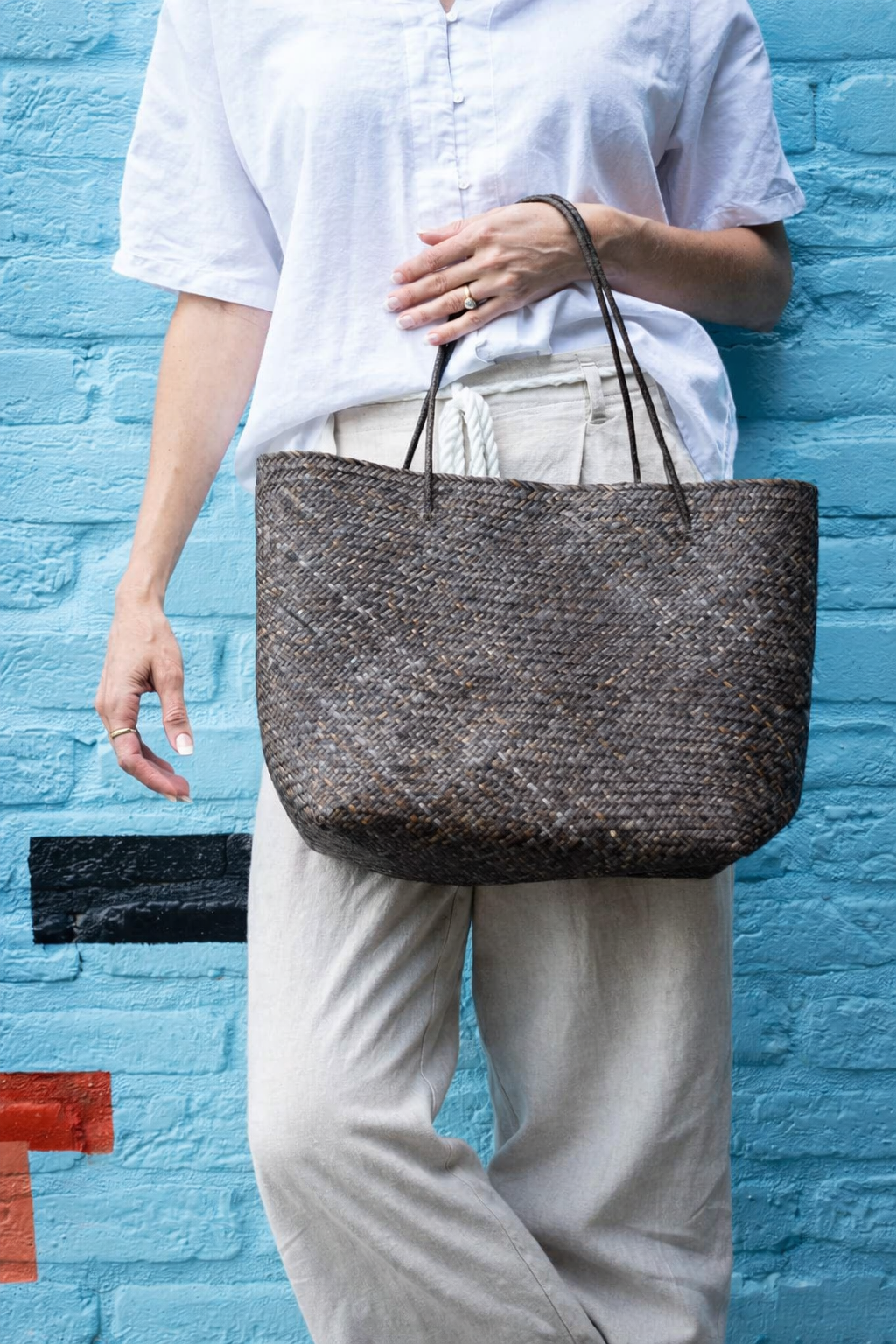 Rattan Ebony Kandul Tote