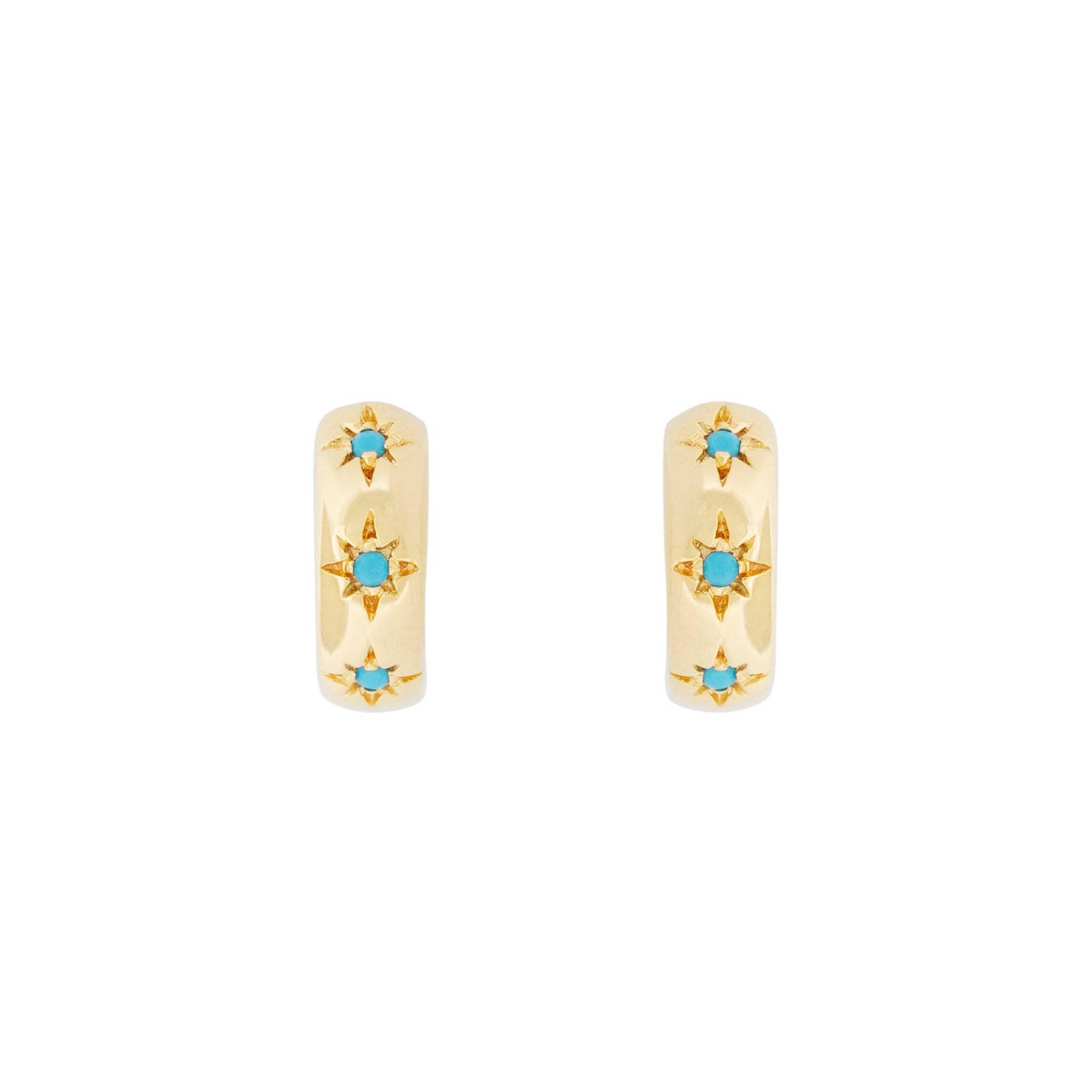 TURQUOISE STARBURST HUGGIES