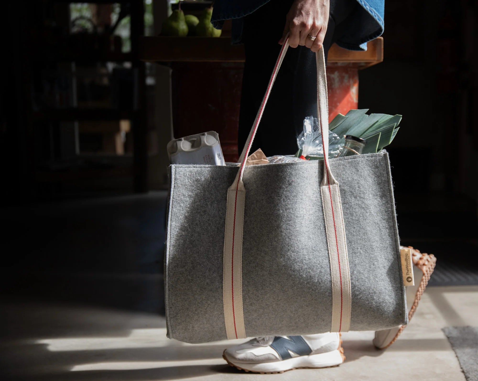 The Wool Bag- Dark Green