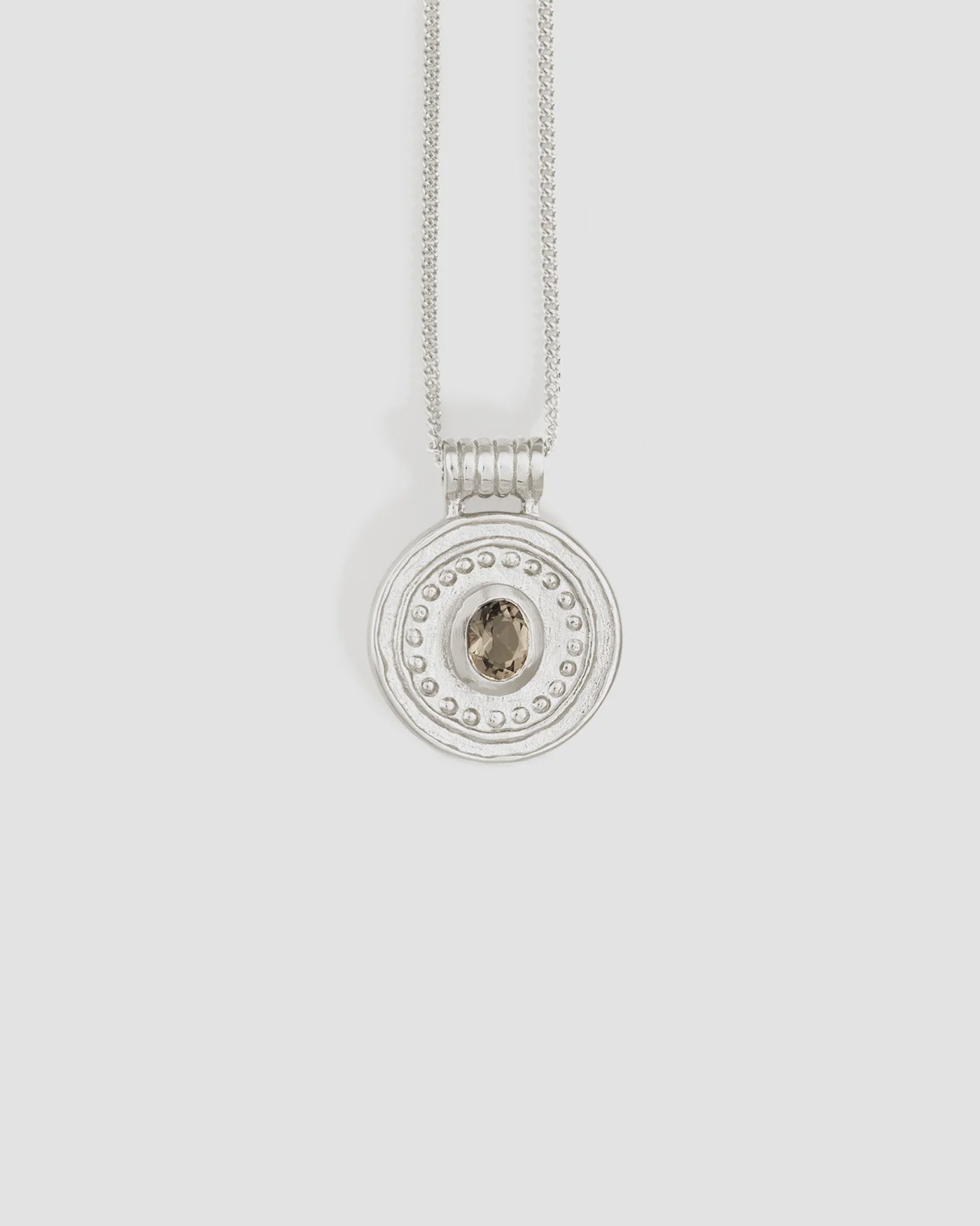 Denarii Coin Necklace - Silver