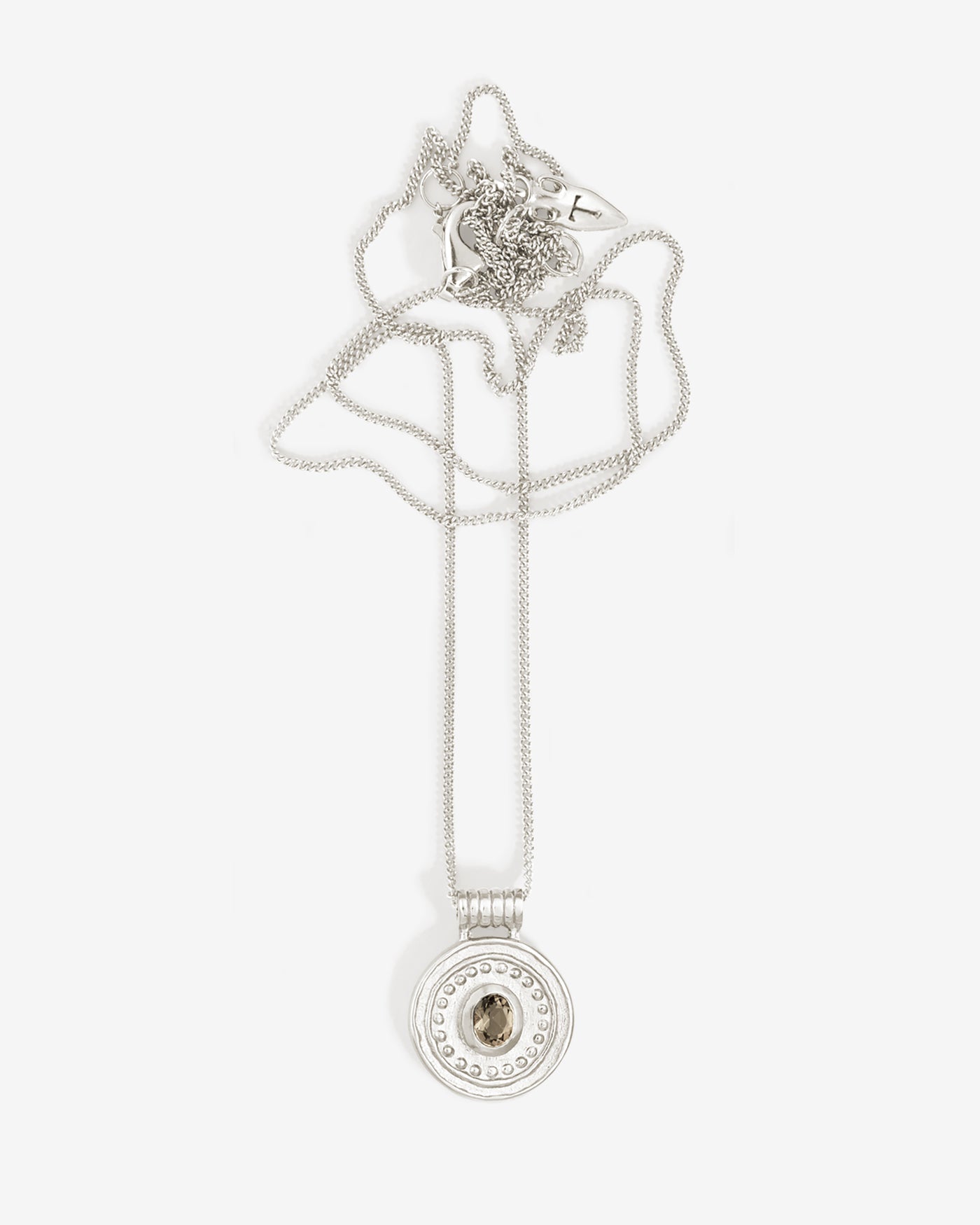 Denarii Coin Necklace - Silver