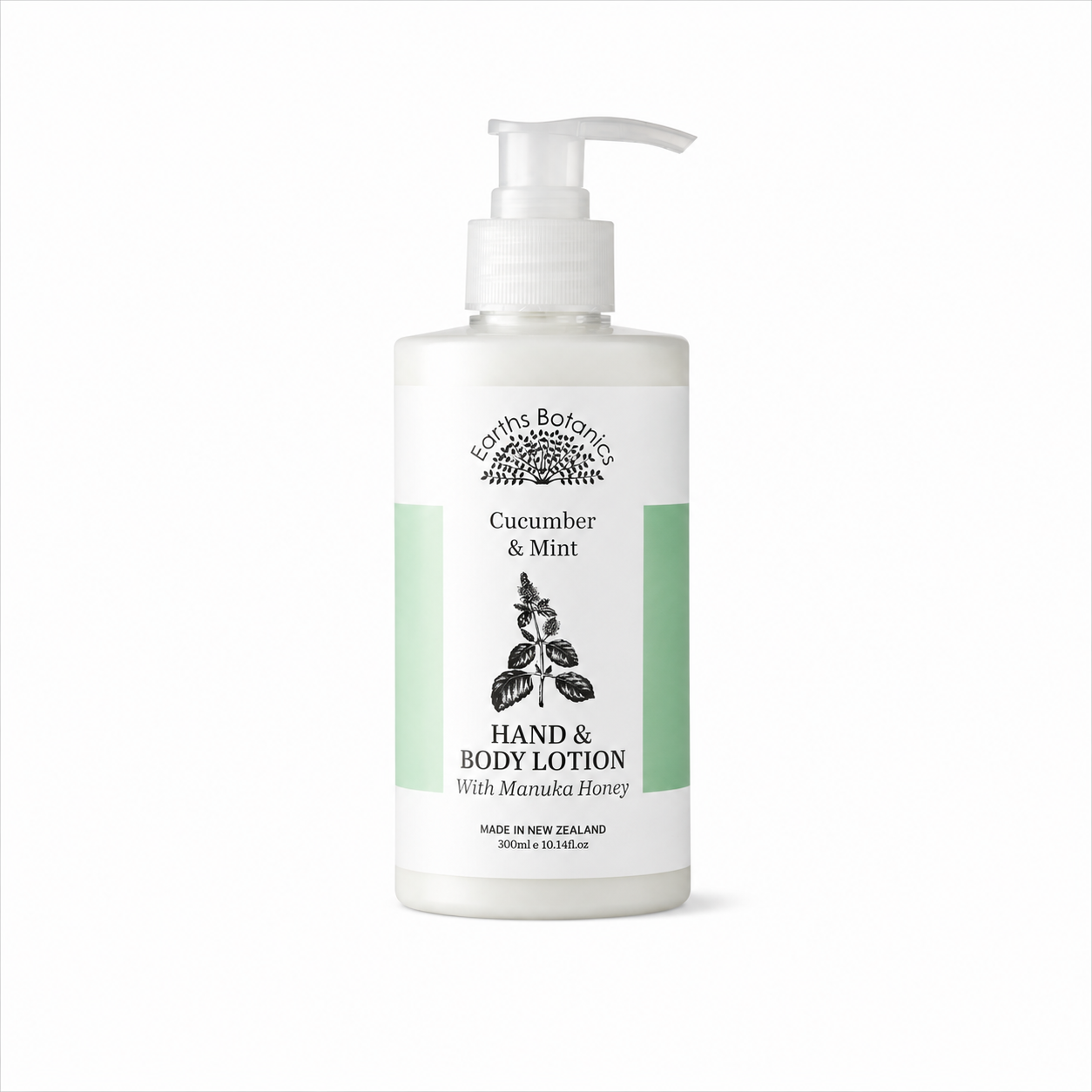 Earth Botanics   Cucumber & Mint Body Lotion - 300ml