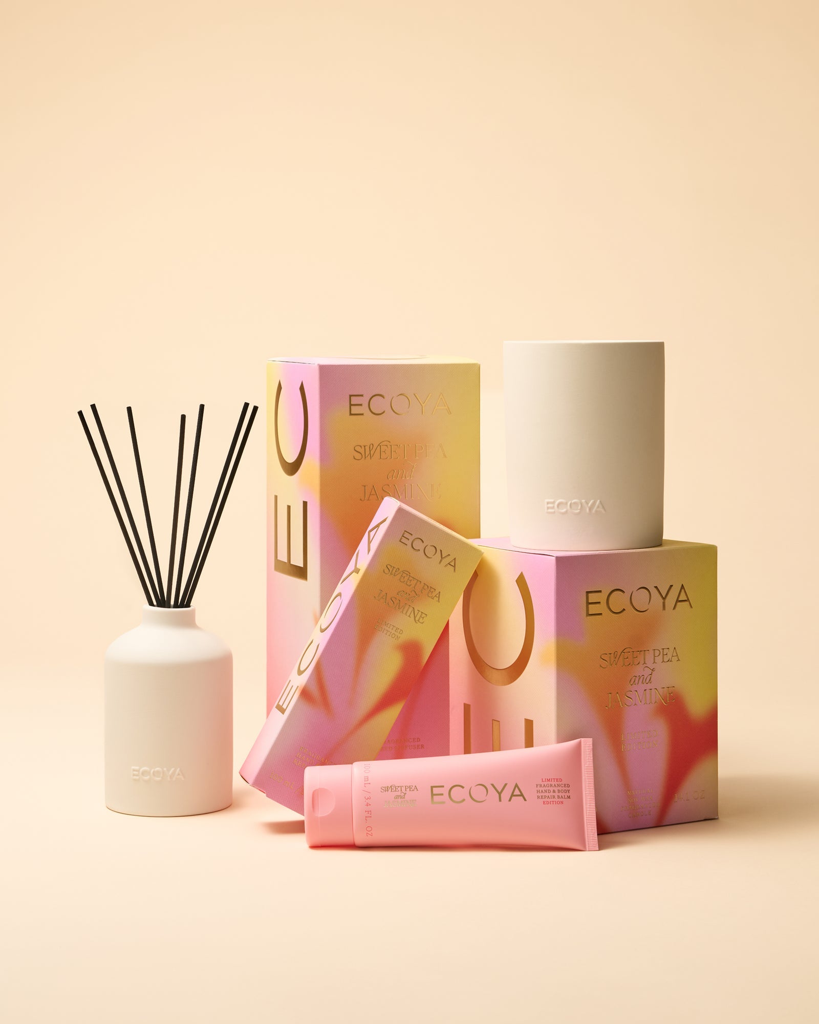 Sweet Pea & Jasmine Ceramic Diffuser - Limited Edition