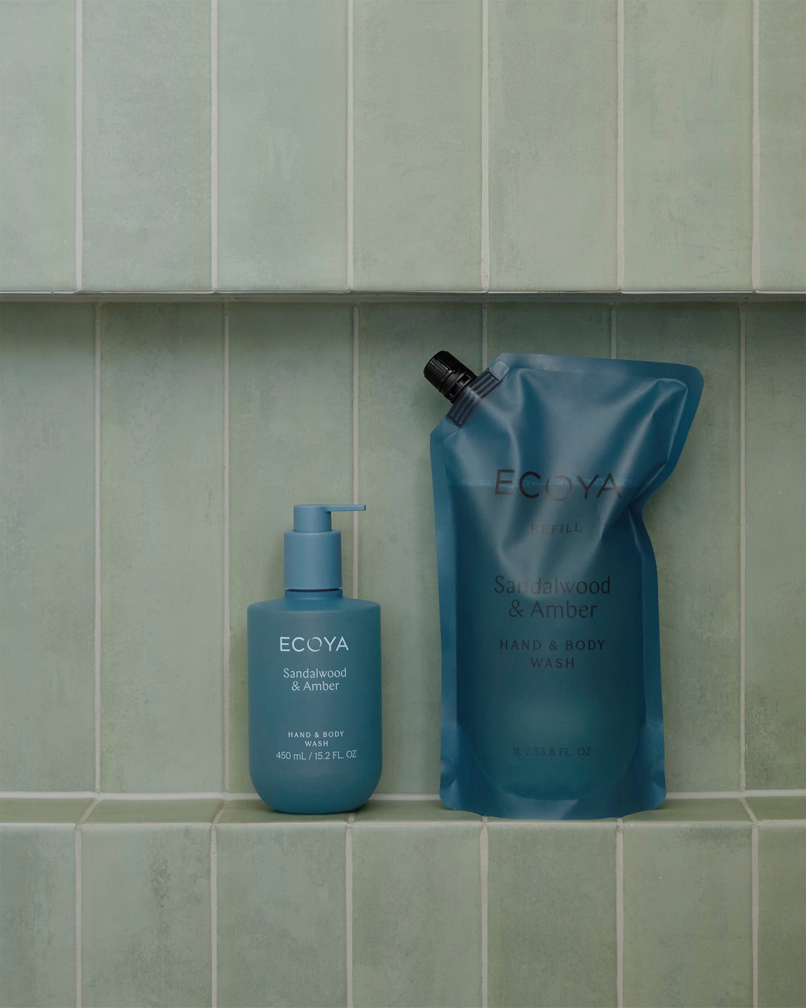 Hand & Body Wash (450ml) - Sandalwood & Amber
