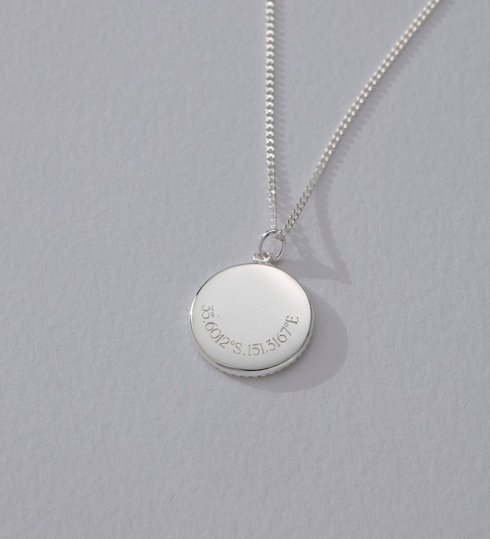 TRAVELLER COIN NECKLACE ( Sterling Silver)