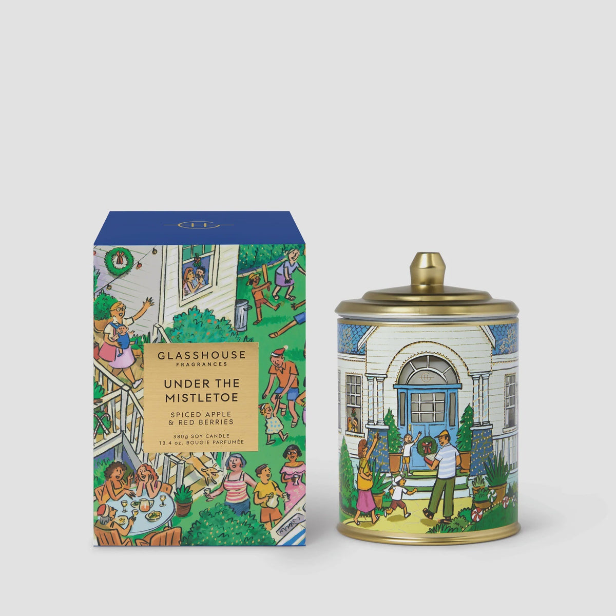 GF 380g Candle - Christmas 26  - Under The Mistletoe