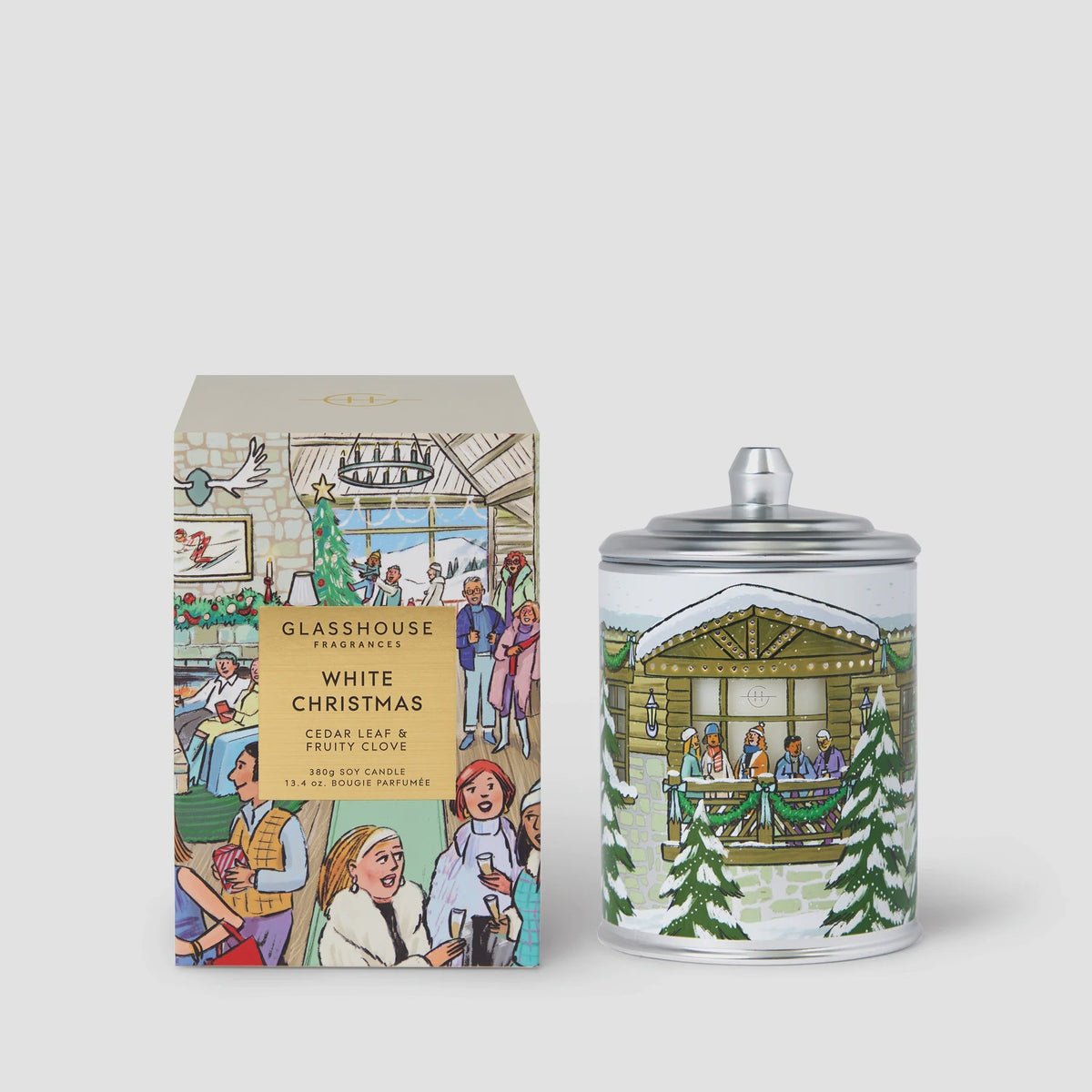 GF 380g Candle - Christmas 26  - White Christmas