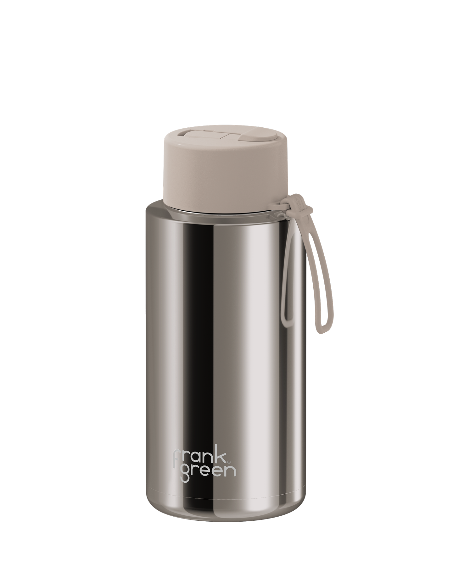 34oz Stainless Steel Ceramic Reusable Bottle Chrome Moon Dust with Flip Straw Moon Dust