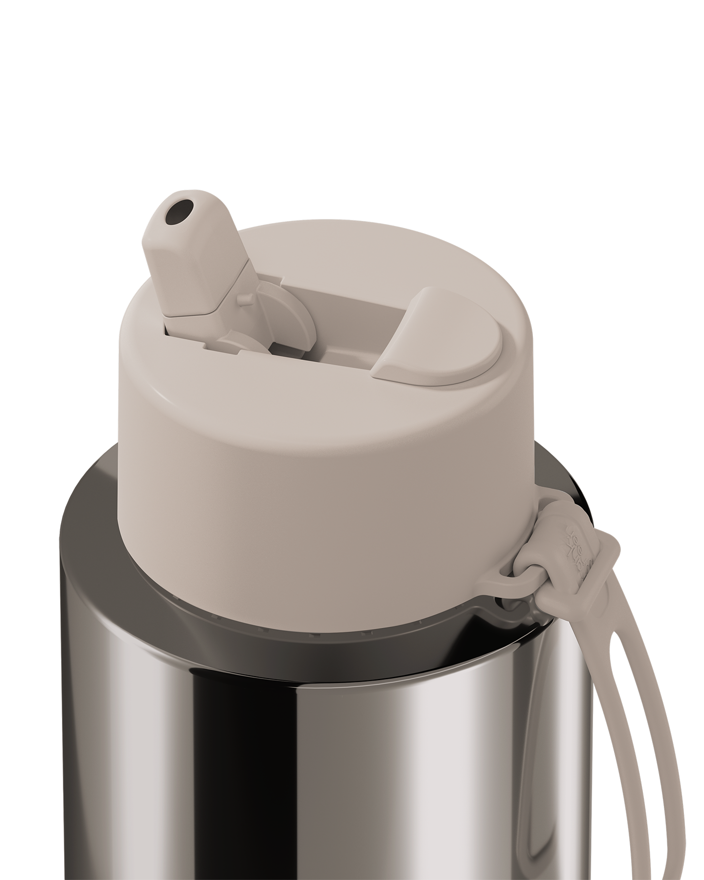 34oz Stainless Steel Ceramic Reusable Bottle Chrome Moon Dust with Flip Straw Moon Dust