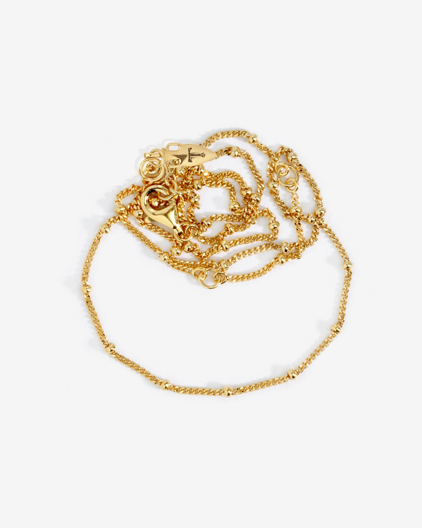 Fine Choker Chain Necklace - Gold Vermeil