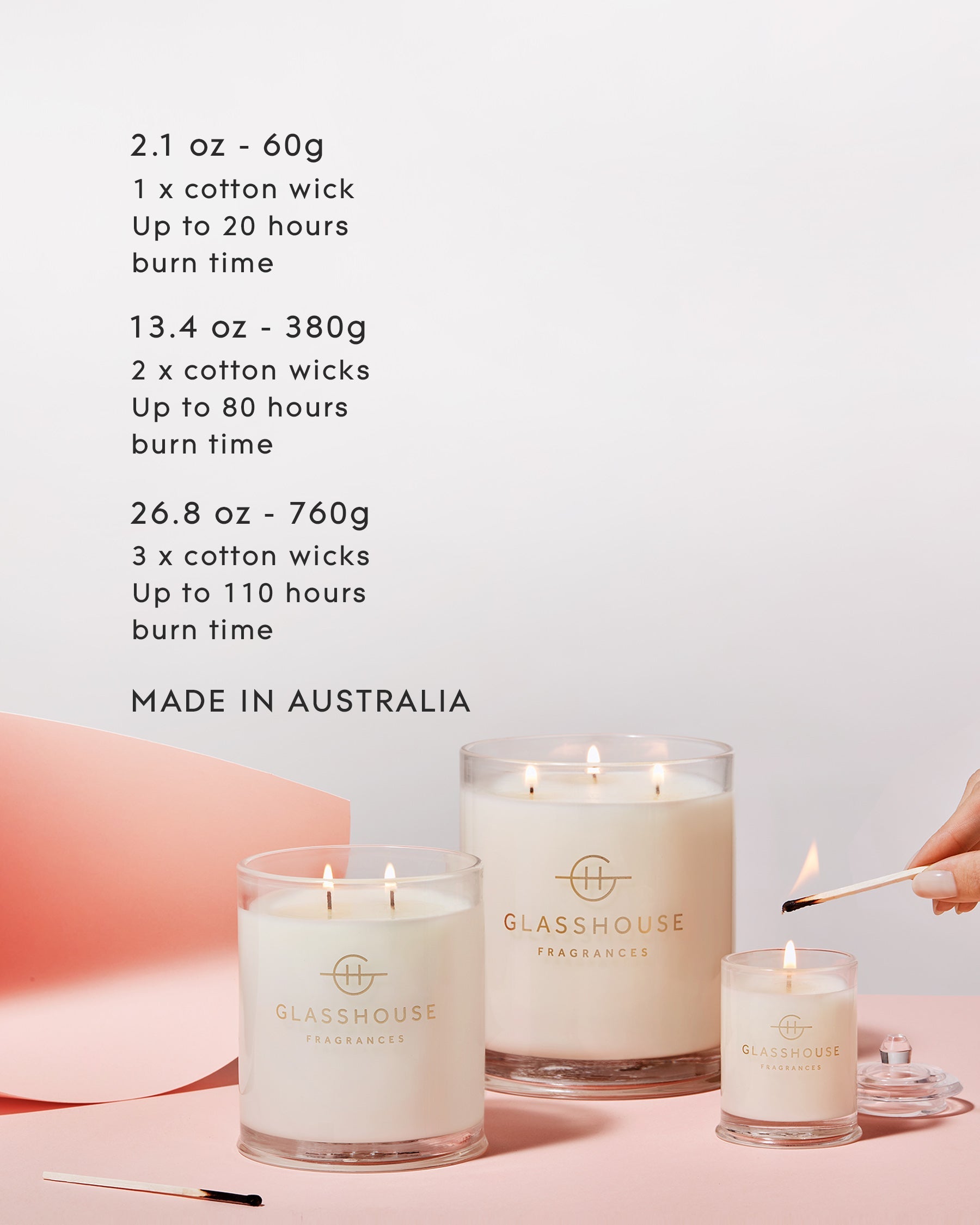 Glasshouse  Candle Large 380g - LOST IN AMALFI