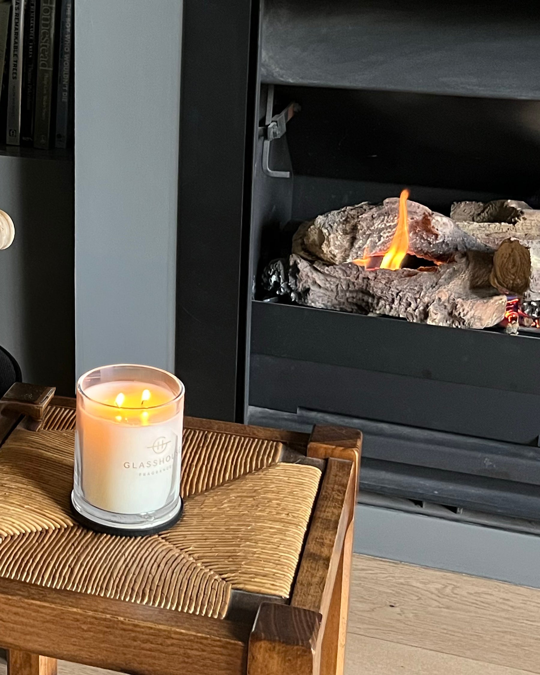Glasshouse  - Candle large  380g - FIRESIDE IN QUEENSTOWN