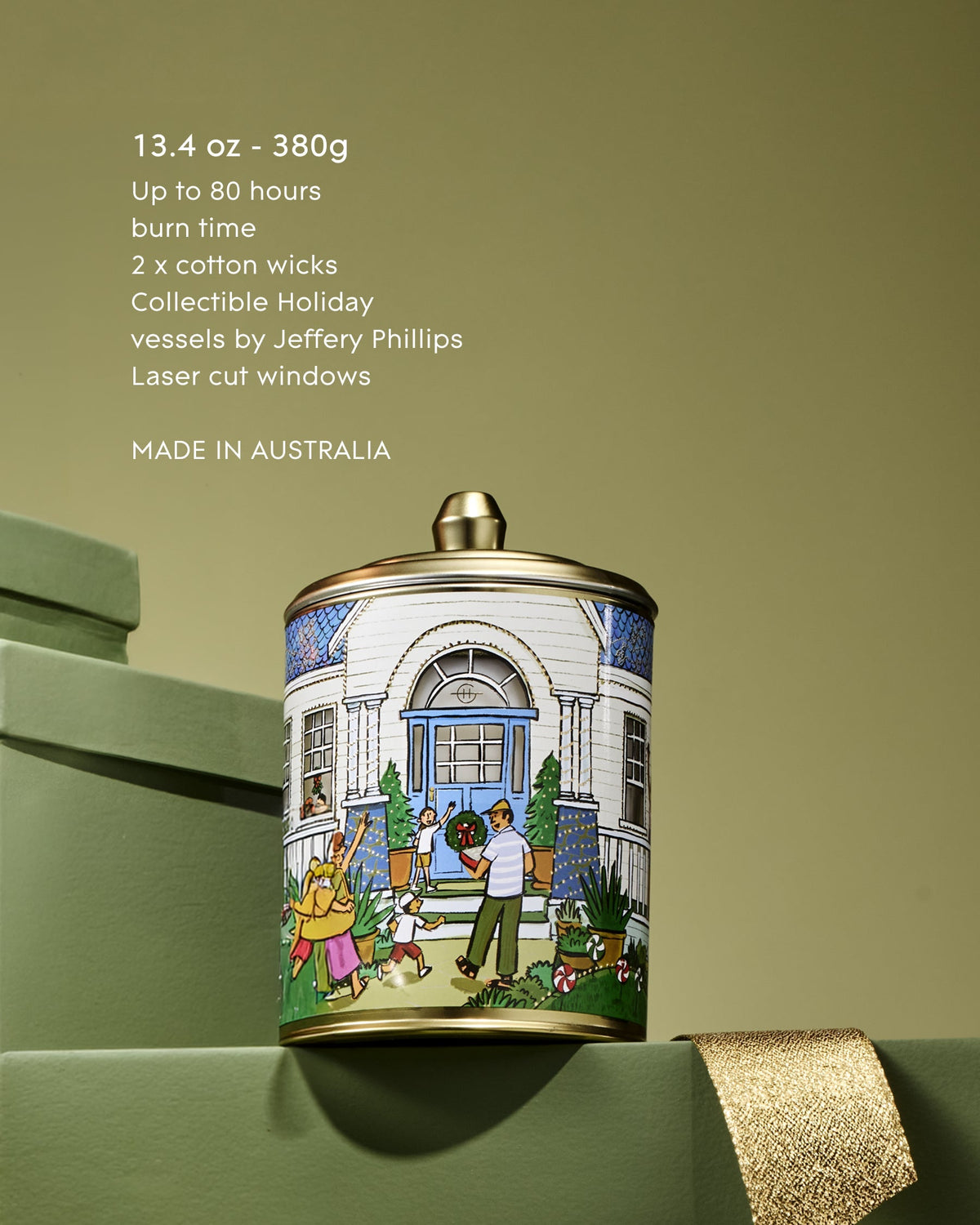 GF 380g Candle - Christmas 26  - Under The Mistletoe