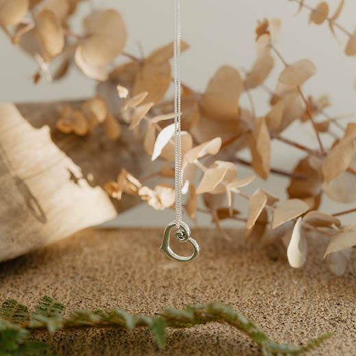Heart of NZ Necklace - Silver - Necklace