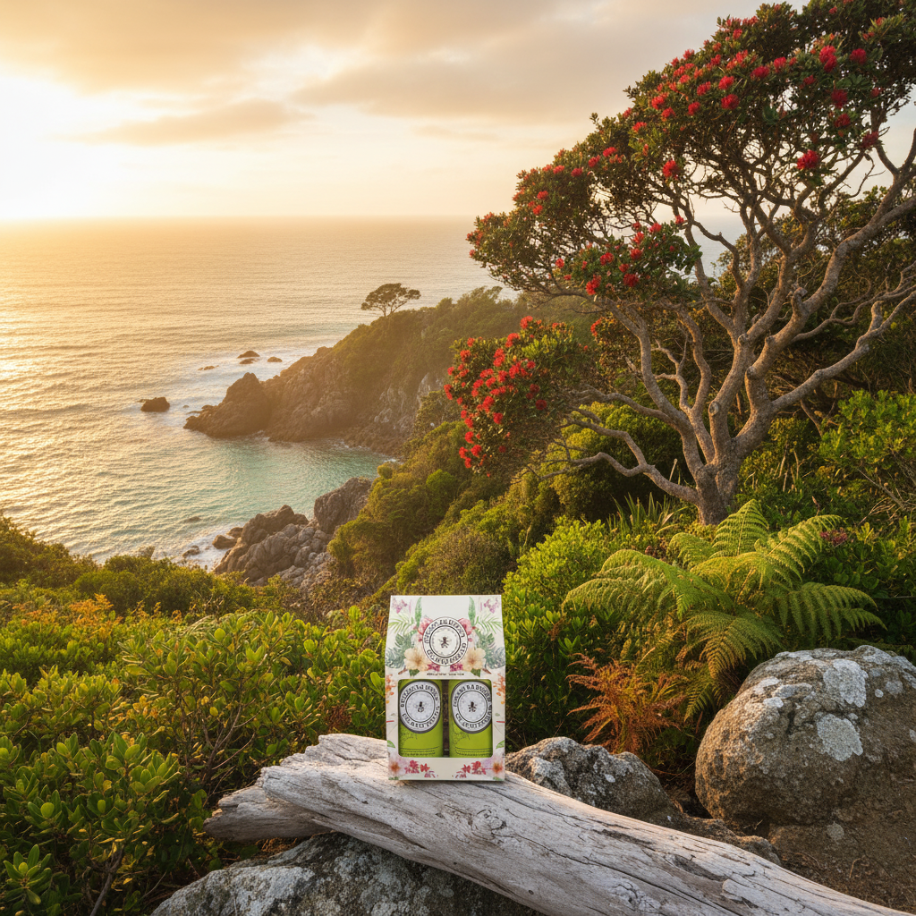 Great Barrier Island Bee Co  Hibiscus & Lime  - Gift Box.
