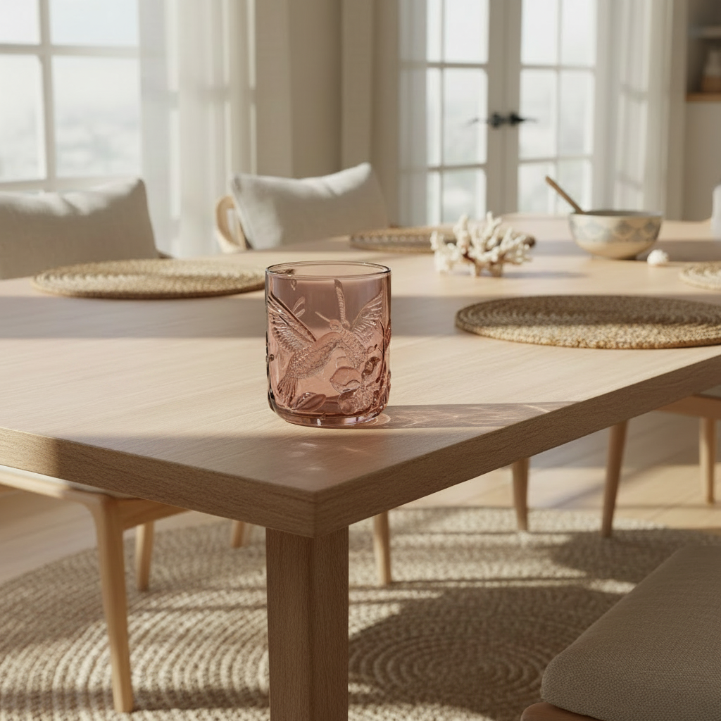 Nel Lusso Single Dawn Rainforest Glass - Pink