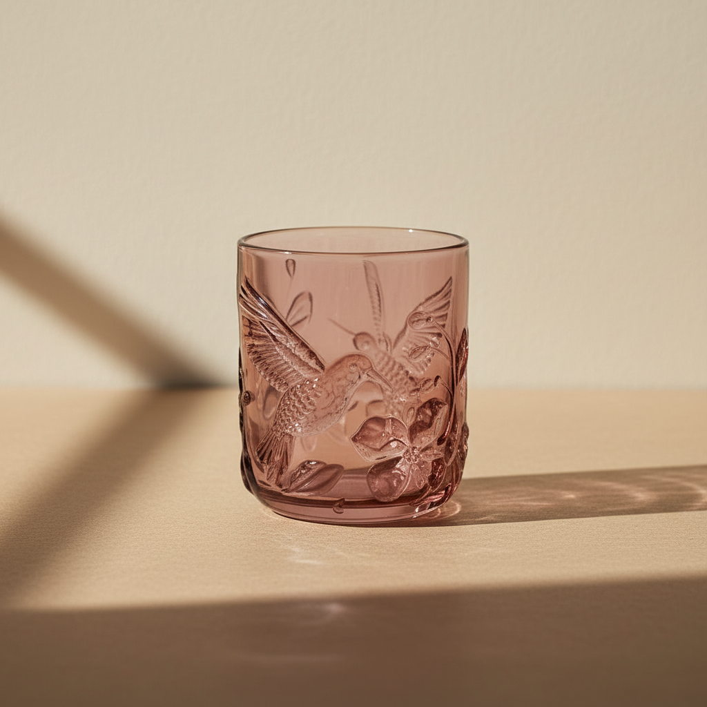 Nel Lusso Single Dawn Rainforest Glass - Pink