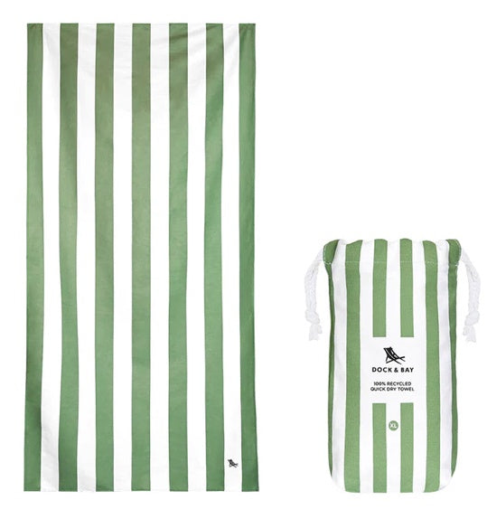 Beach Towel Cabana Collection Xl - Cayman Olive