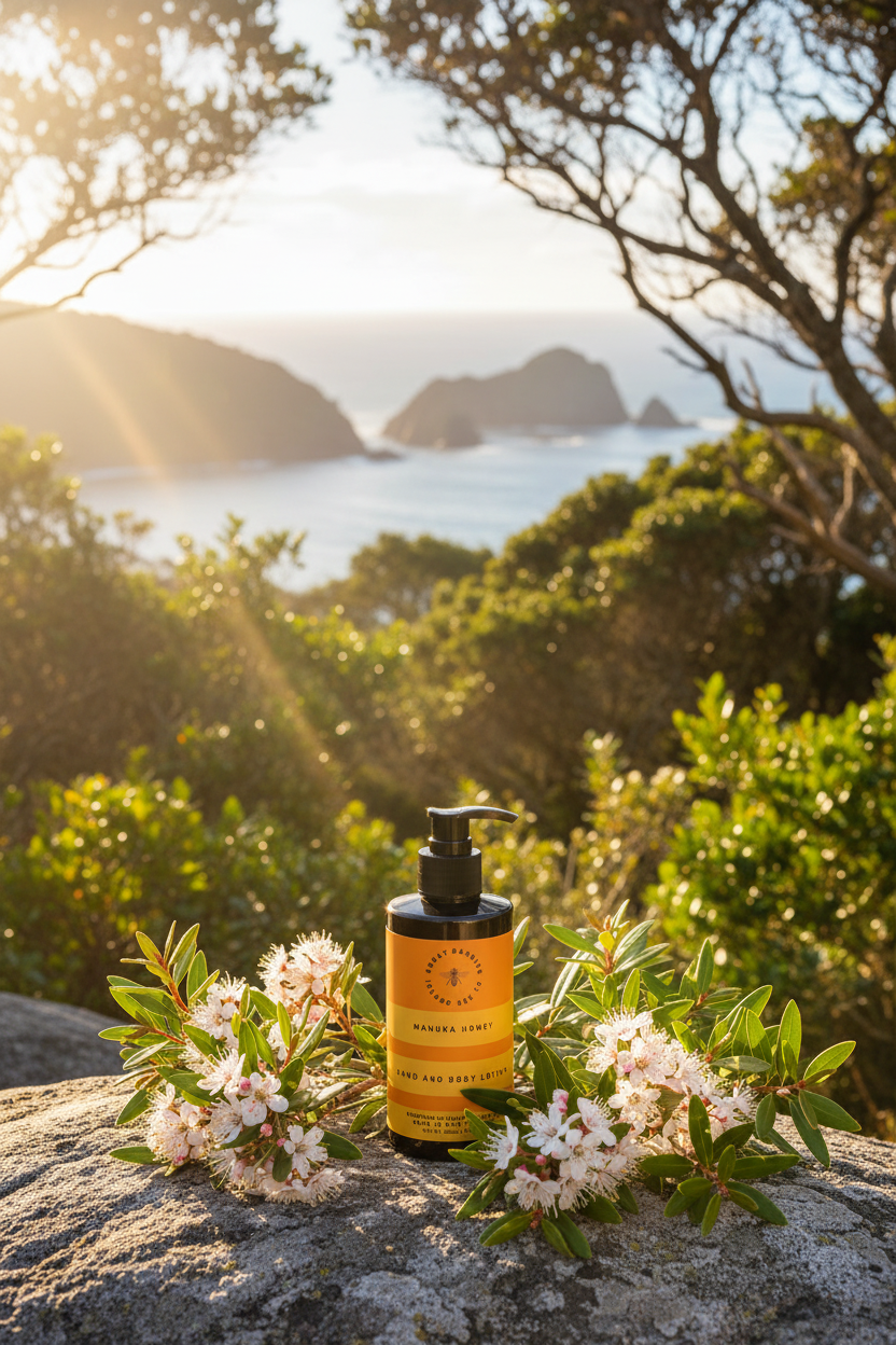 Great Barrier Island Bee Co  Manuka Honey (Hand and Body Lotion) 300ml