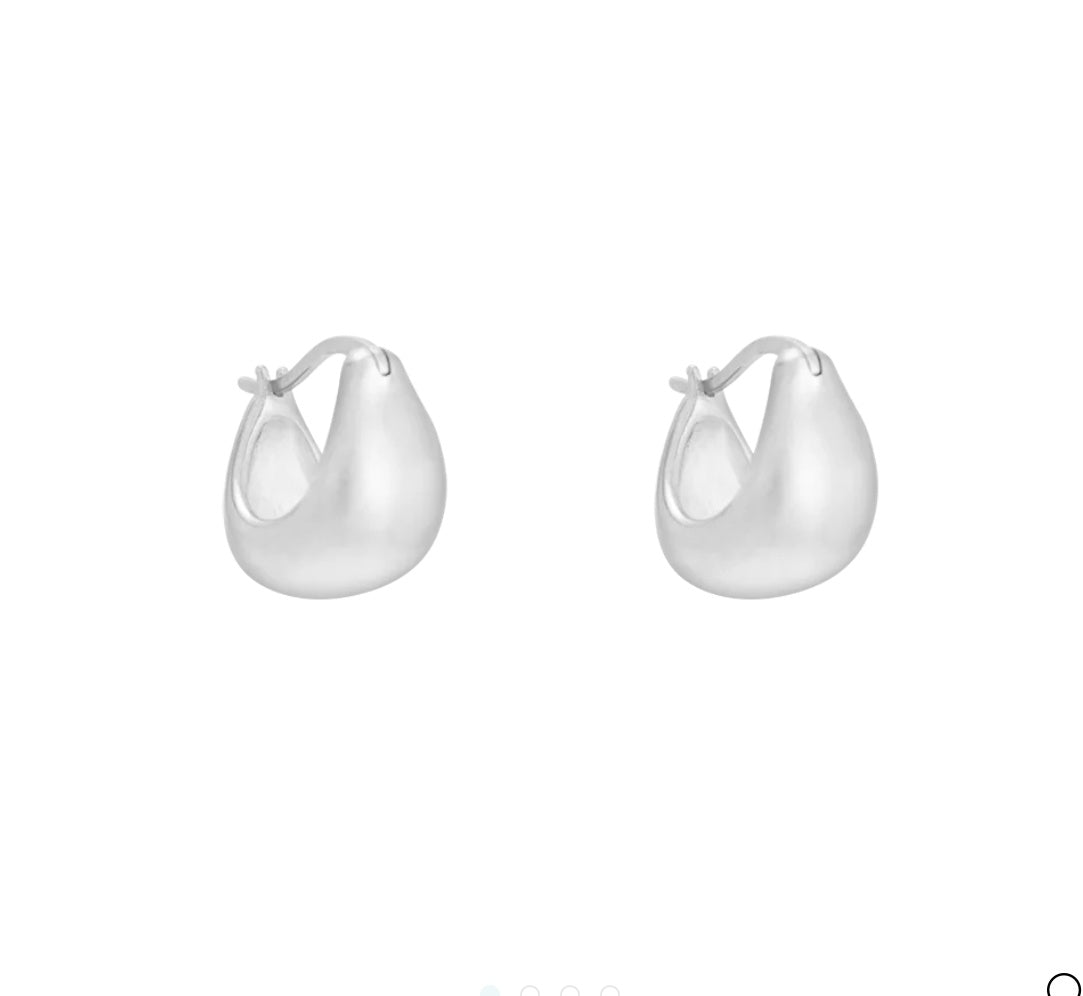 Tresor Hoops Small (Sterling Silver)