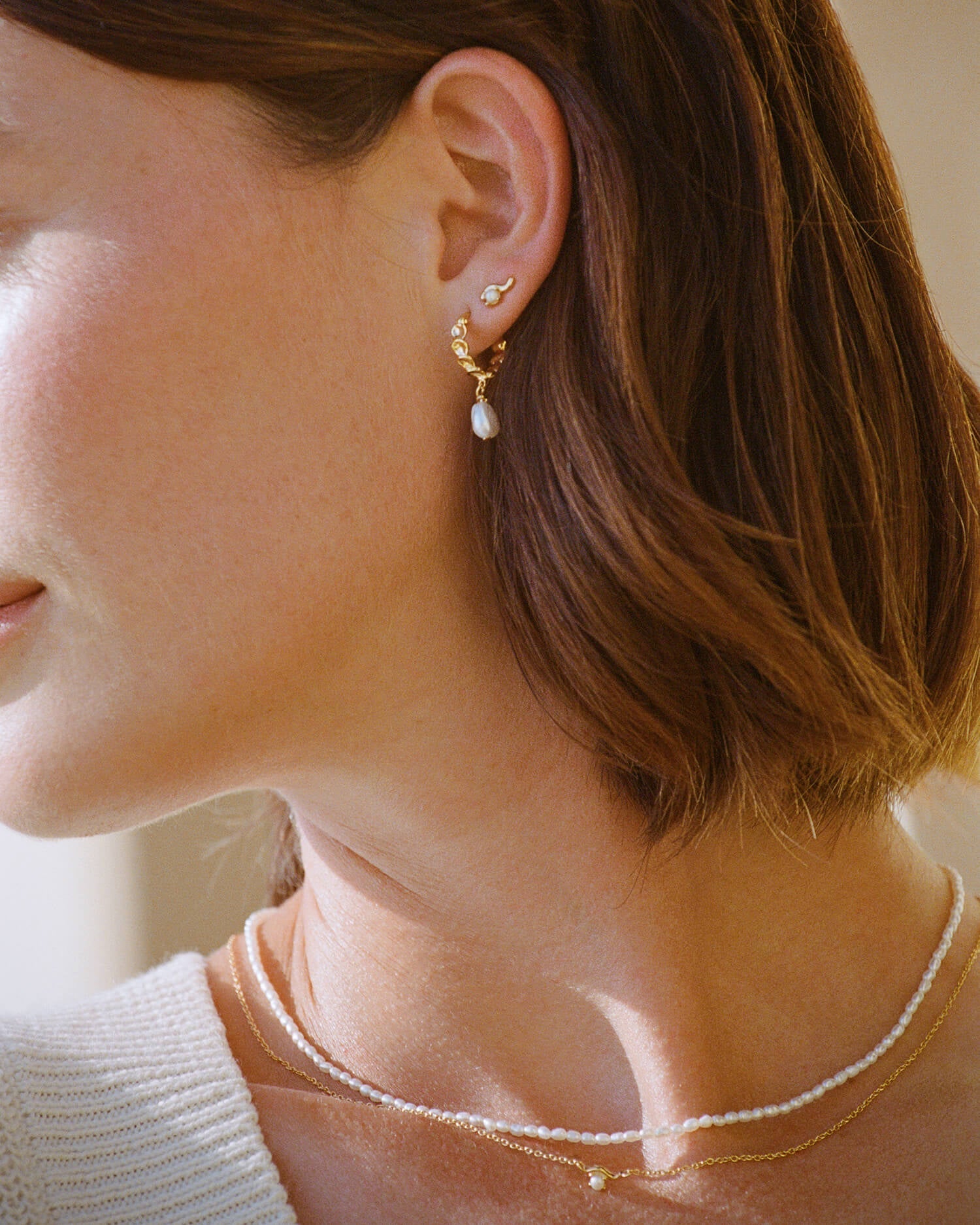 Vacation Hoops ( 18k Gold Plated )