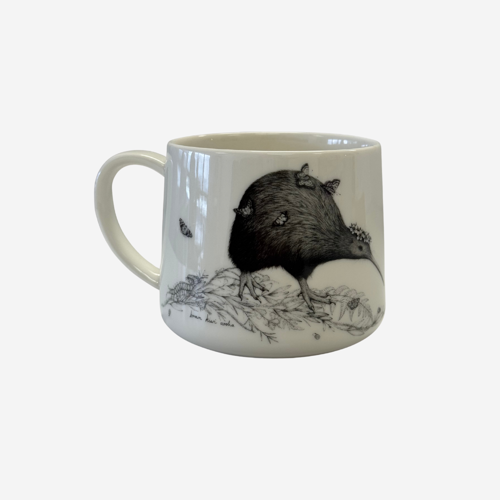 Cup - Walking with Aroha  - Brown Kiwi
