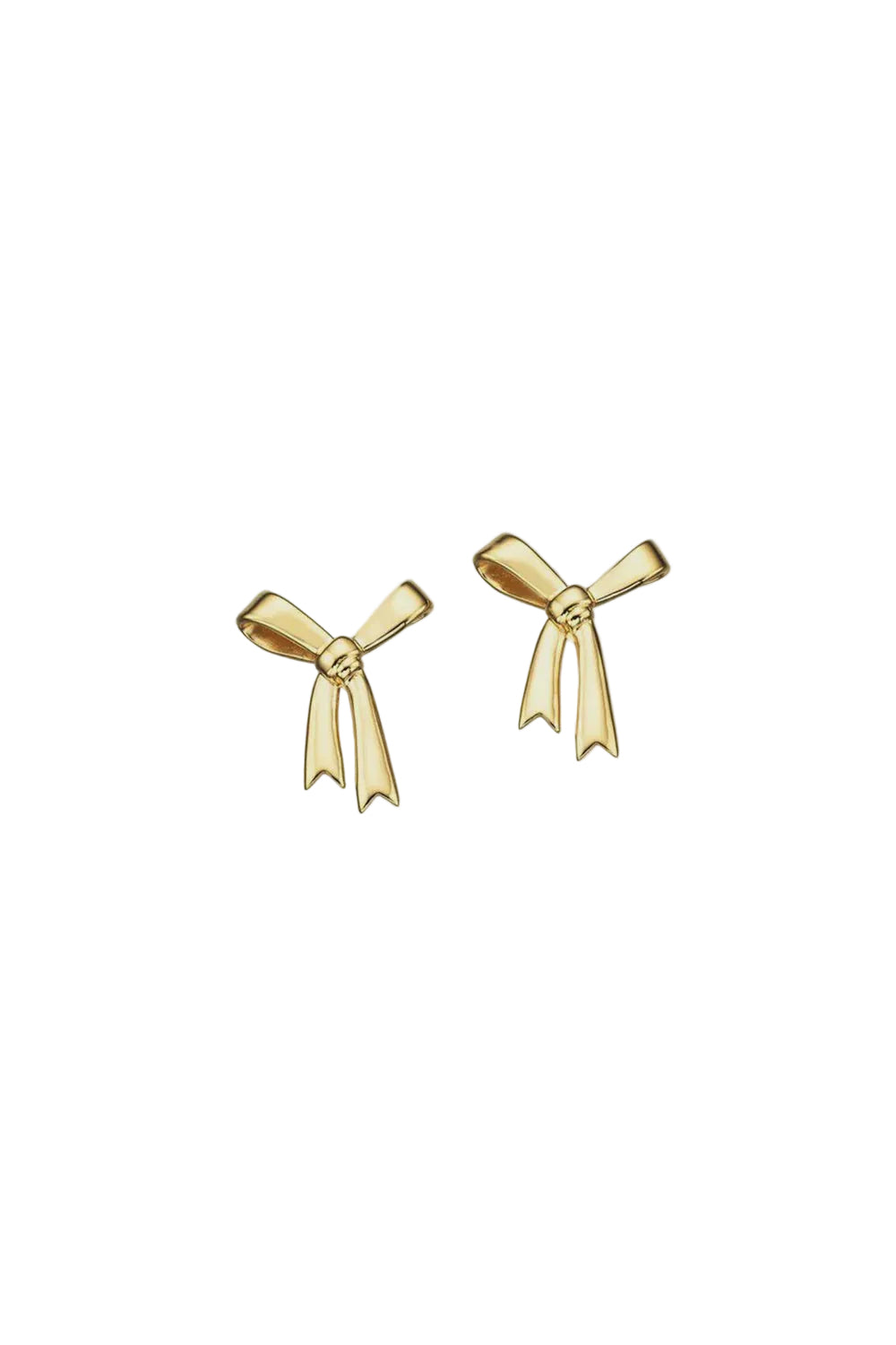 Karen Walker Bow Stud Earrings - Gold Plated