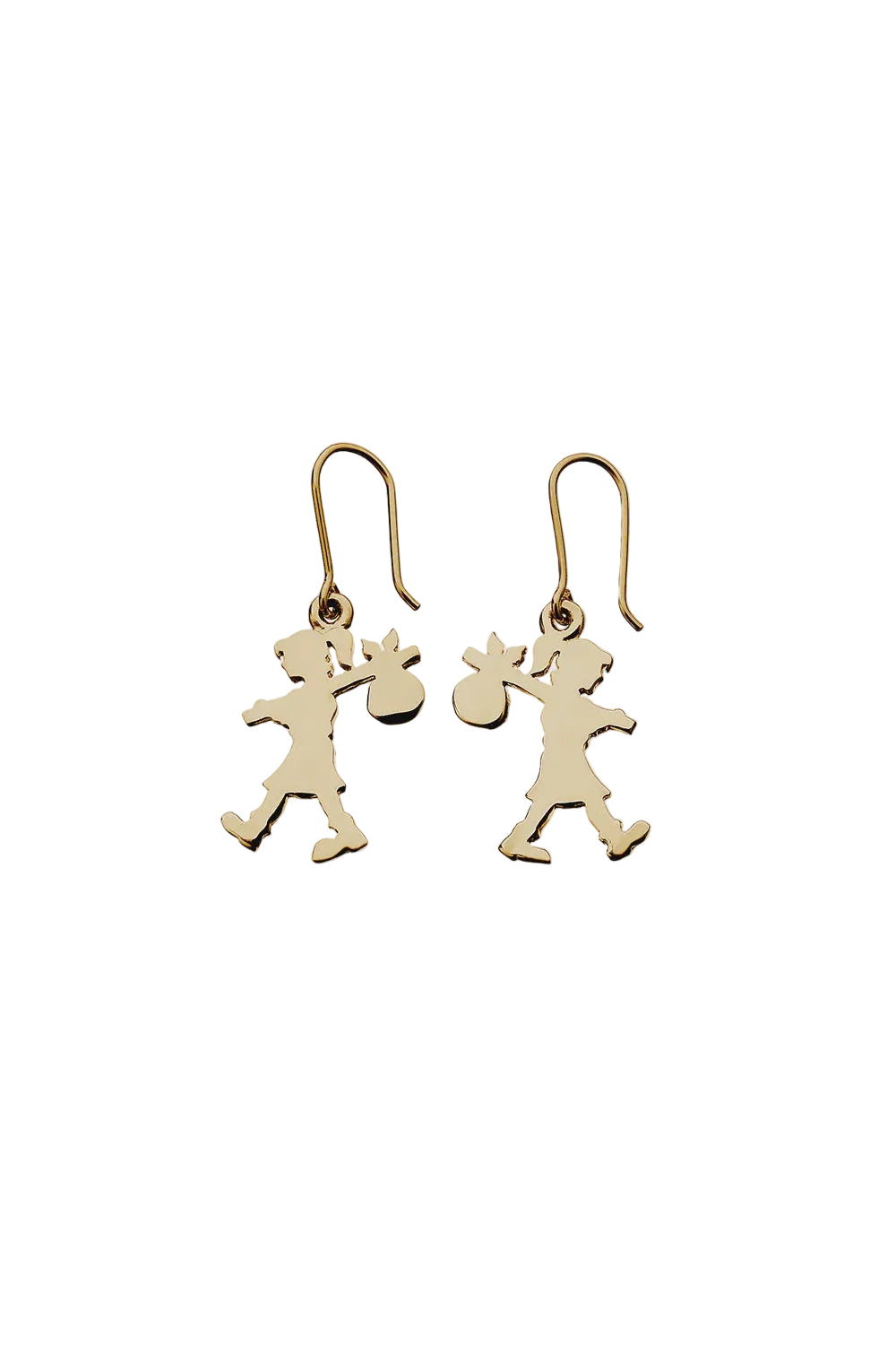 Karen Walker Runaway Girl Earrings - Gold Plated